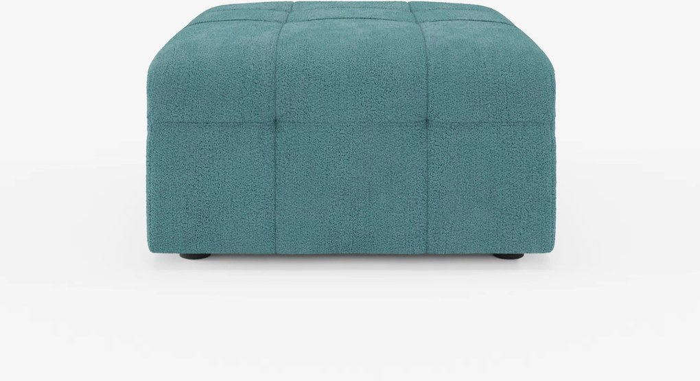 Mosaic pouf e modulo in bouclé - 96x77 cm design capitonné in tessuto smacchiabile T21
