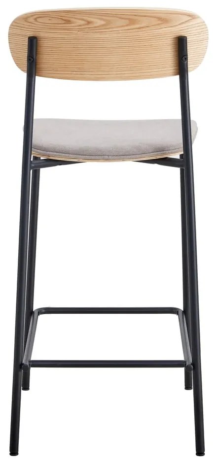 Set di sbagelli da bar neri/grigio tortora 2 pz (altezza della seduta 66 cm) Adriana – Marckeric