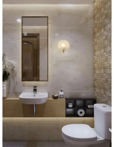 Searchlight 28980SS - Applique SHELL 1xG9/7W/230V bianca