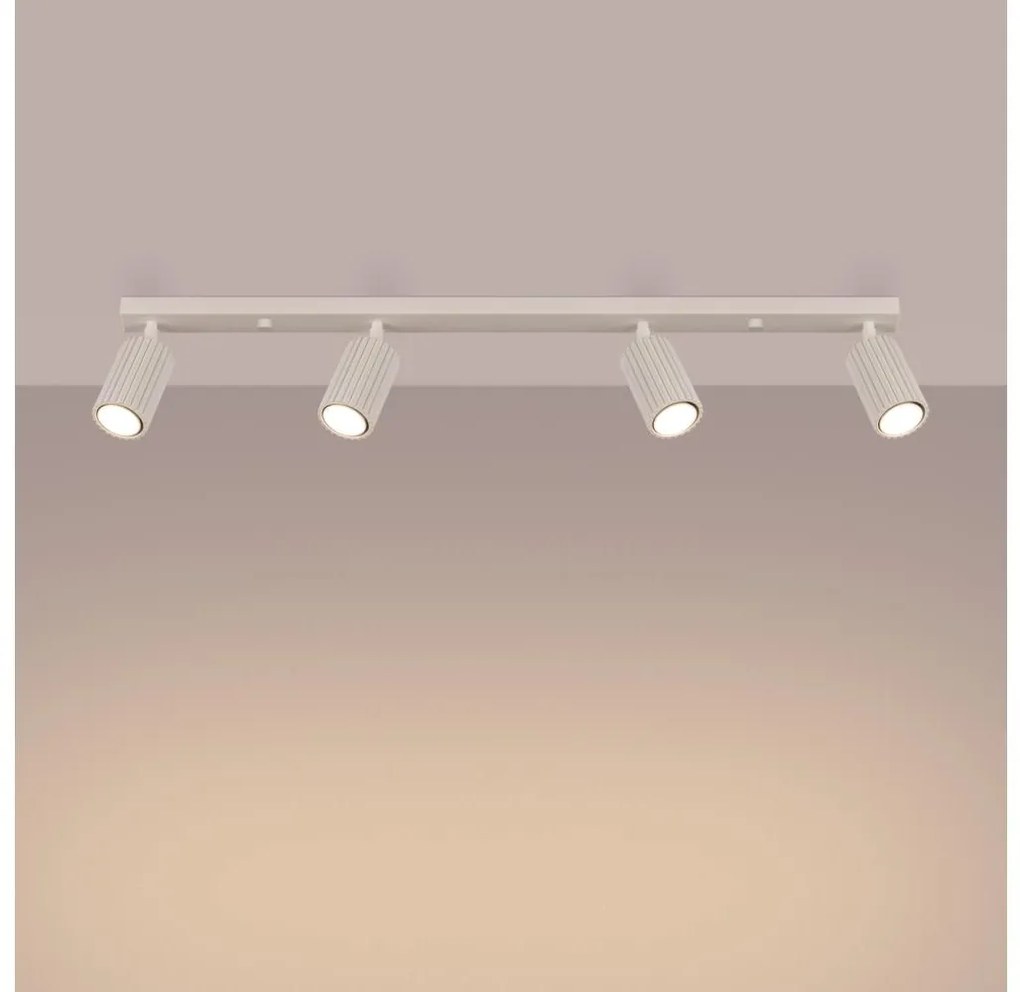 Brilagi - Faretto CRESTO 4xGU10/10W/230V color crema