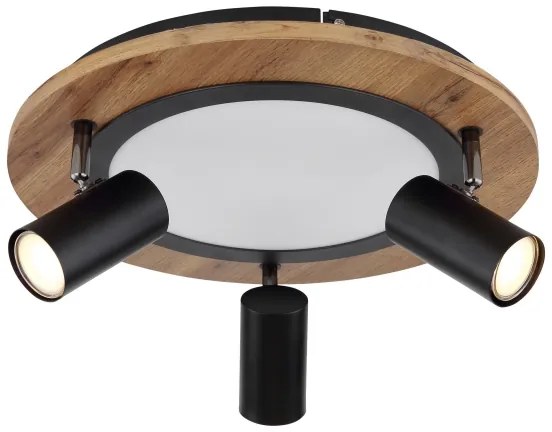 Globo 67307D - Faretto LED KASSU 3xGU10/5W + LED/15W/230V