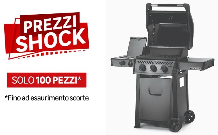 Barbecue a gas NAPOLEON Freestyle F365SB 3 bruciatori + 1 fornello