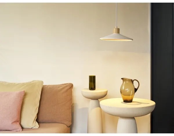 Ledvance - Lampadario a sospensione con filo DECOR PLASTER 1xE27/25W/230V diametro 32 cm gesso bianco