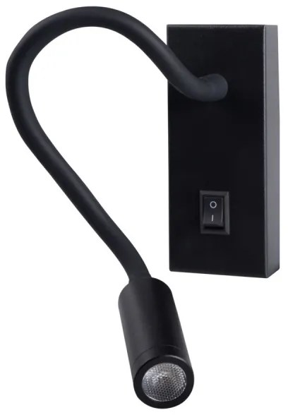 Kanlux 32522 - Lampada LED flessibile TONIL LED/2,7W/230V nera