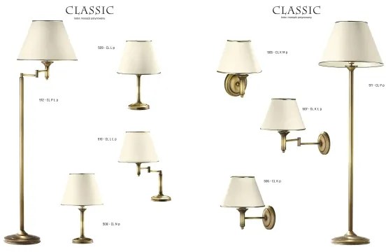 Jupiter 508 - CL N p - Lampada da tavolo CLASSIC E27/60W/230V