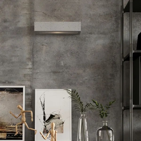 Sollux SL.0993 - Applique VEGA 2xE27/60W/230V 50 cm cemento