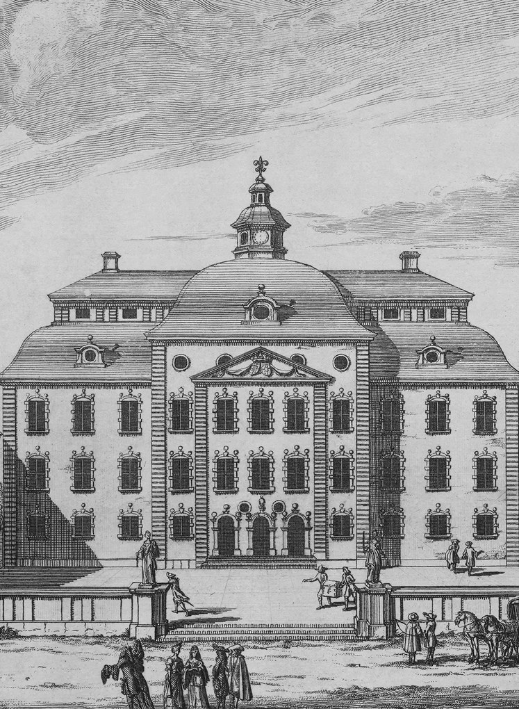 Sandberg Carta da parati panoramica Löfstad Slott - Graphite