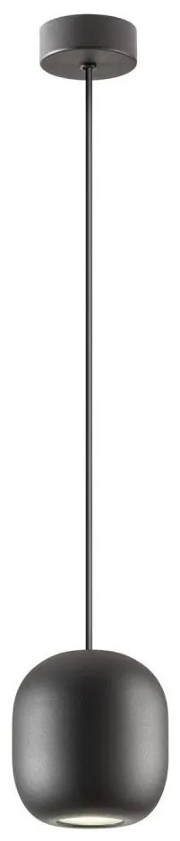 Redo 01-3477 - Lampadario a sospensione con filo BOOM 1xGU10/10W/230V diametro 12 cm nero