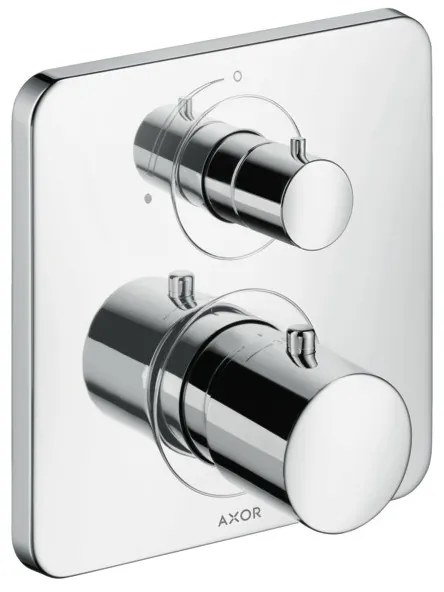 Set Esterno miscelatore Termostatico doccia quadro con deviatore senza parte incasso Cromo Citterio M 34705000 Hansgrohe