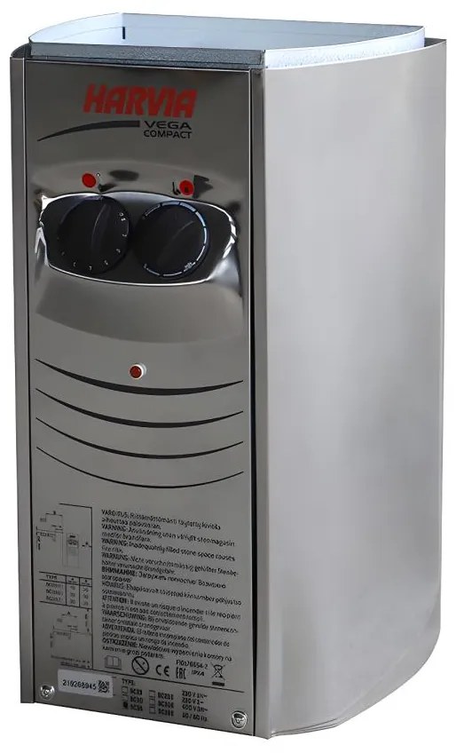 Stufa 3.5 kw per sauna tradizionale e da esterno HARVIA II