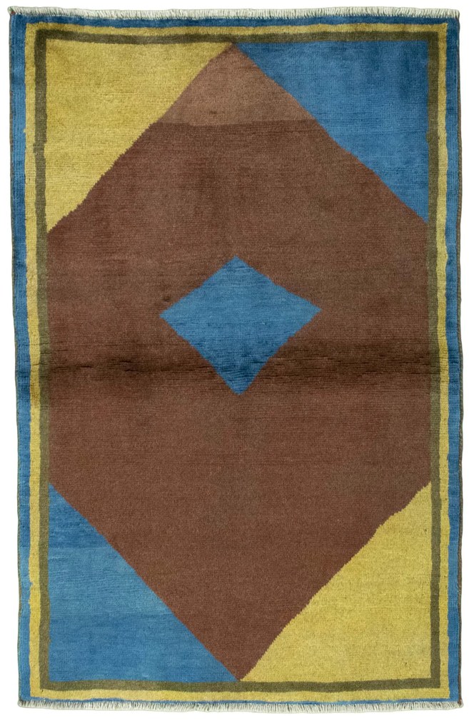 Gabbeh Tappeto 100x150 (Iran) Annodato A Mano