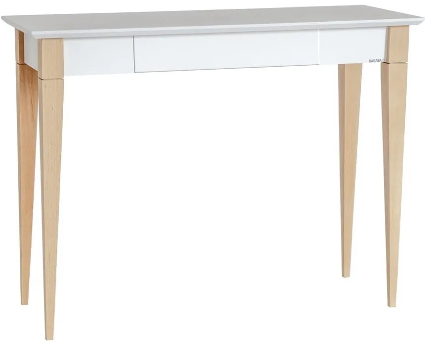 Tavolo da lavoro bianco, lunghezza 105 cm Mimo - Ragaba