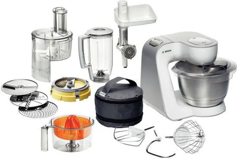 Bosch - styline robot da cucina 3,9 l in acciaio inossidabile, white 900 watt