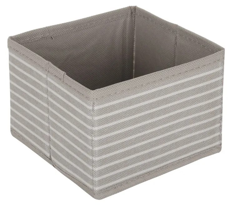 Scatola box armadio 15x15x11 cm Sofia grigio