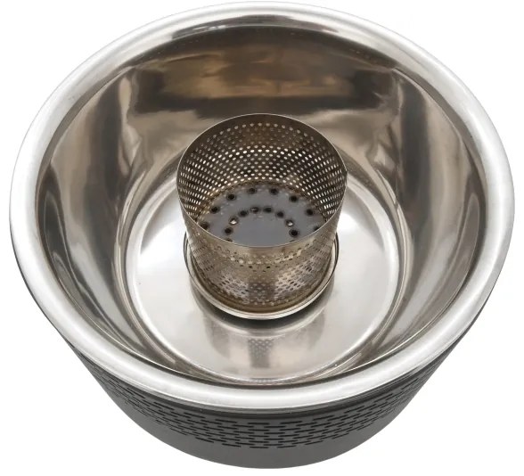 Griglia a carbone da tavolo 4xAA/USB nera