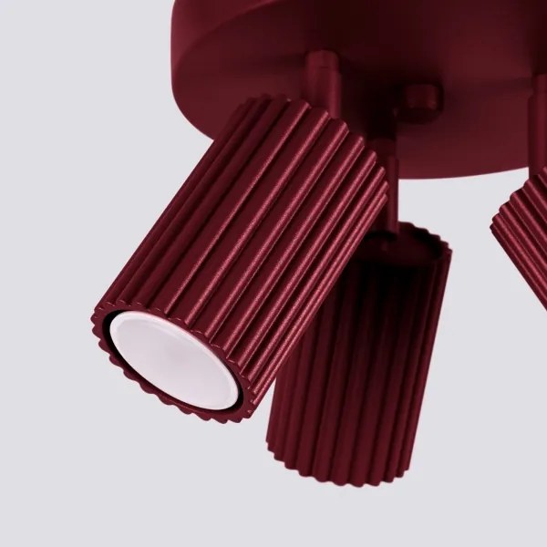 Brilagi - Faretto LED CRESTO 3xGU10/10W/230V bordeaux