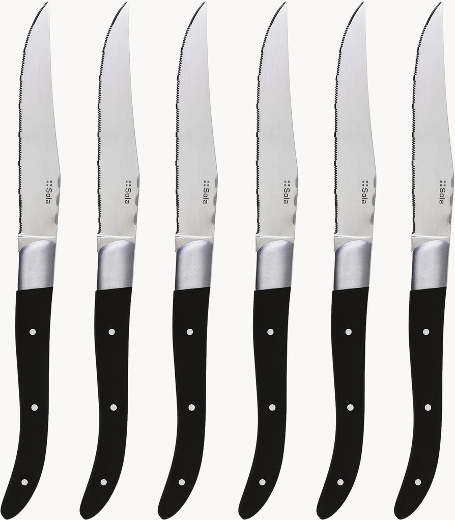 Set di 6 coltelli da bistecca Sola