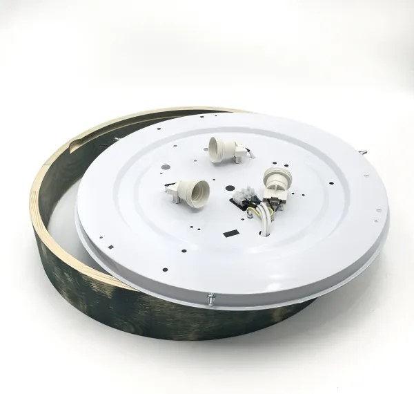 Brilagi - Plafoniera PINO 3xE27/15W/230V pino/verde Ø 47,5 cm