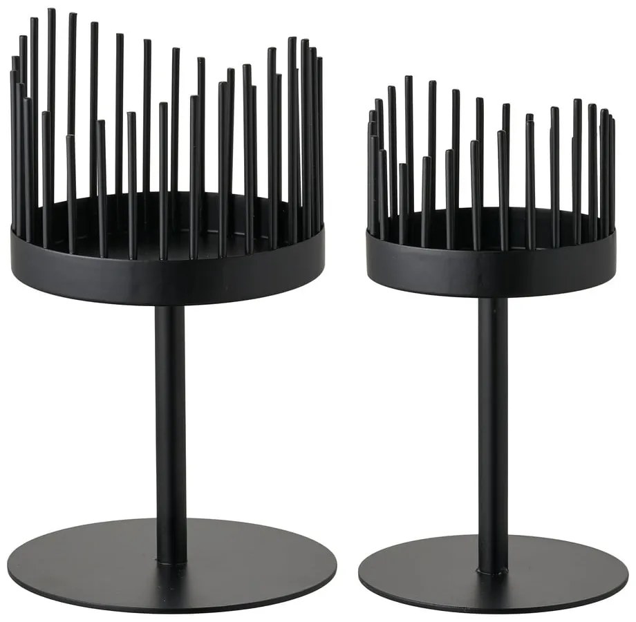 Portacandele in set in metallo 2 pz Amara – House Nordic