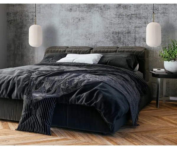 Lampadario a cavo CRESTO 1xE27/40W/230V bianco/oro