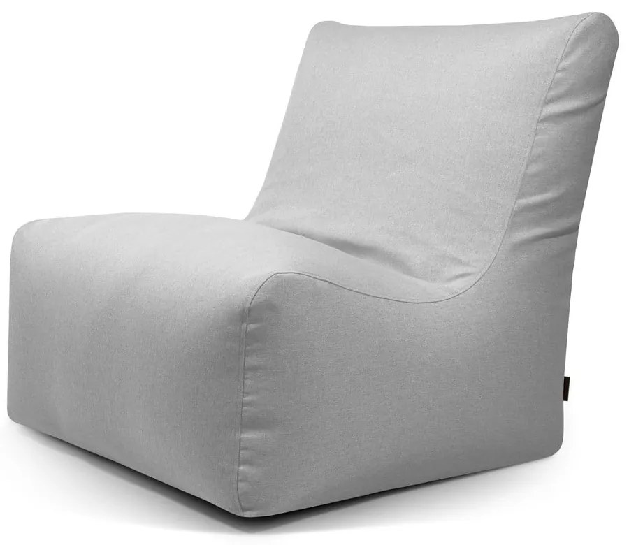 Puof a sacco grigio chiaro Seat 100 Lounge – SLOWDOWN