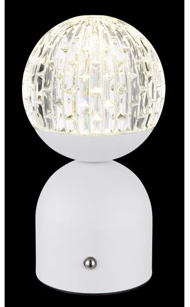 Globo 21007W - Lampada da tavolo LED dimmerabile con funzione Touch JULSY LED/2,5W/3,7V bianco