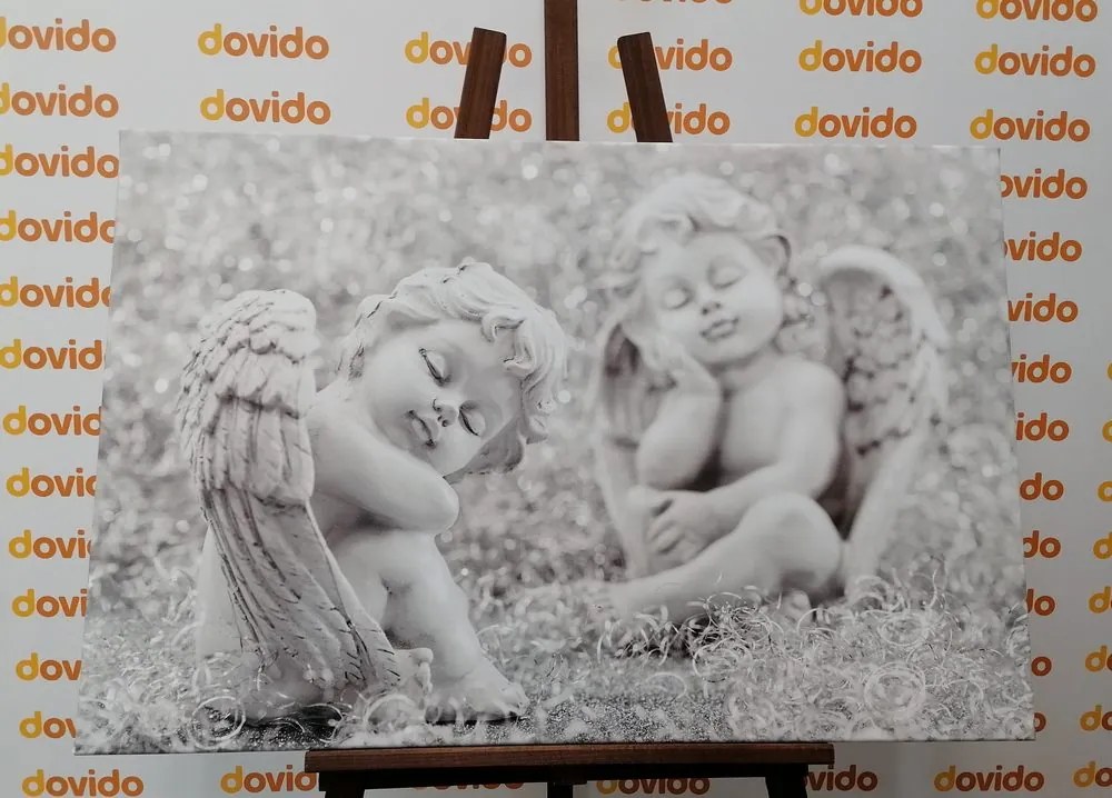 Quadro su tela – Coppia di angeli