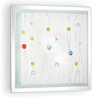 Plafoniera Moderna Ocean Metallo Multicolor 2 Luci E27