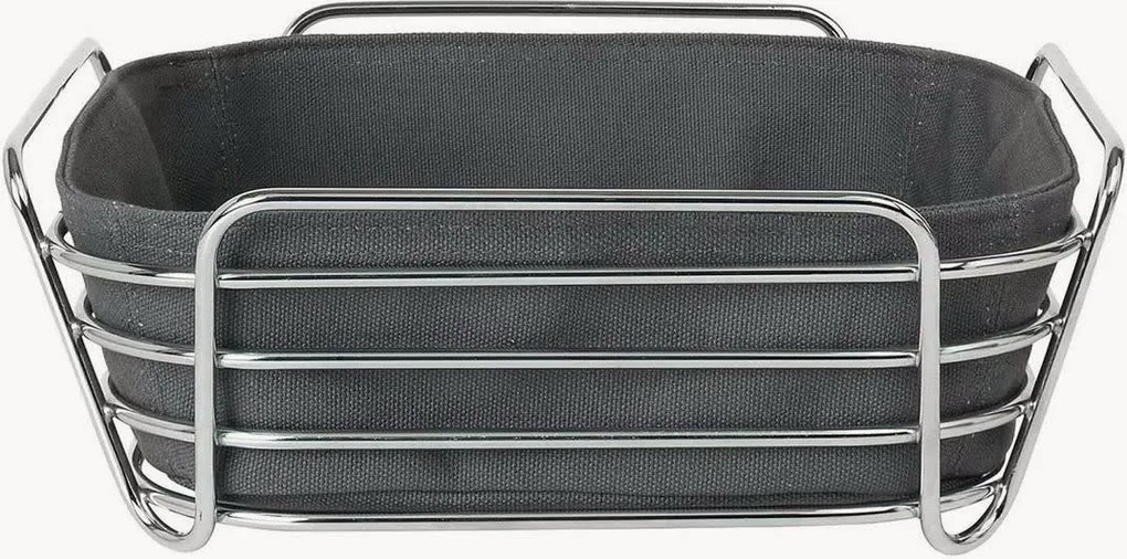 Cestino per pane con inserto in cotone Delara