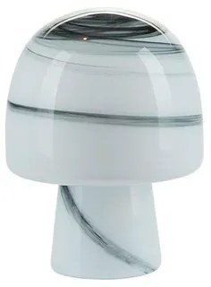 Funghi Lampada da Tavolo w/marbling Black/White - Cozy Living