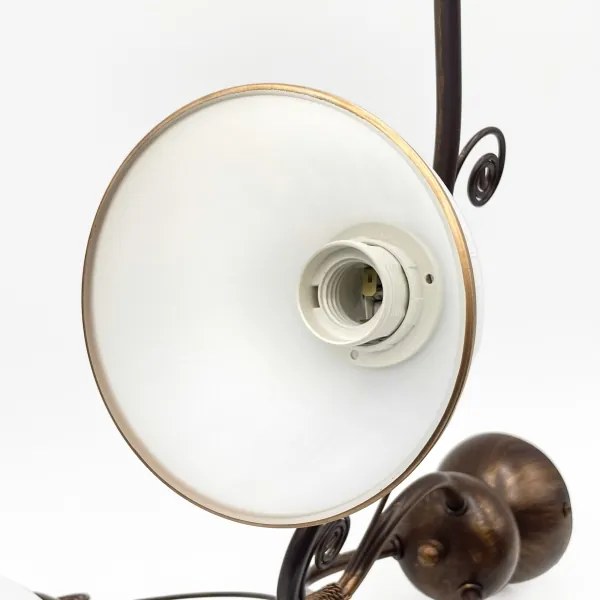 Brilagi - Lampadario a plafone LED ANTICO 3xE27/60W/230V patina di bronzo