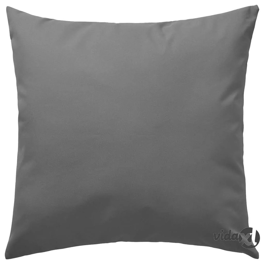 vidaXL Cuscini da Esterno 2 pz 60x60 cm Grigi