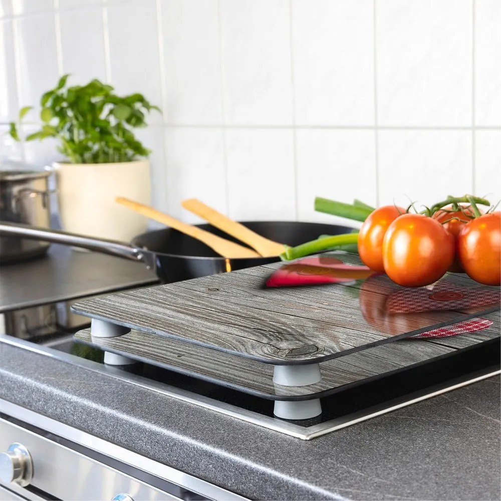 Set di 2 coperchi in vetro per stufa Heart, 52 x 30 cm Hearts - Wenko