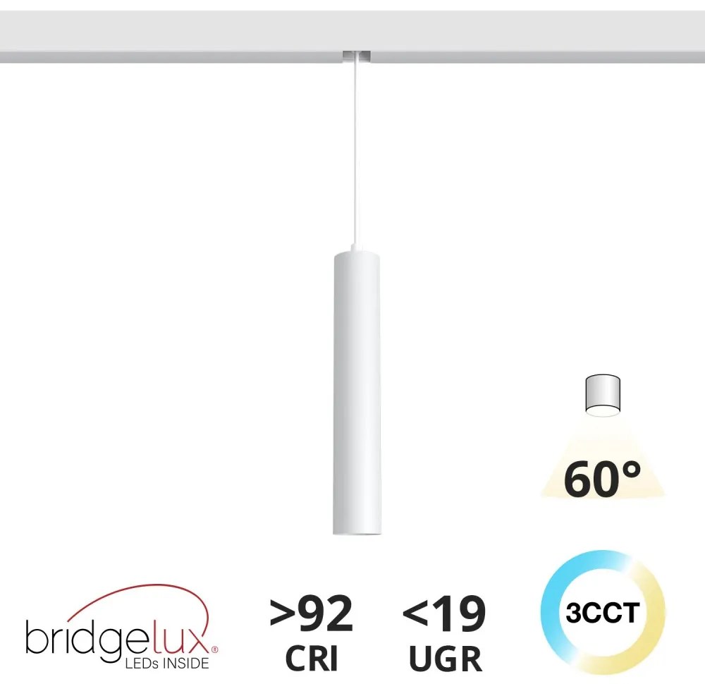 Lampada a Sospensione 10W Magnetica, CCT, CRI92, Bianca Colore Bianco Variabile CCT