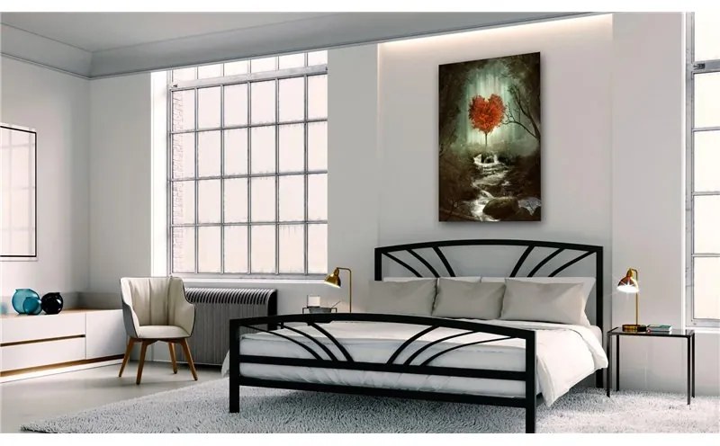 Quadro  Well of Love  Colore Verde, Dimensioni e Misure 60x90