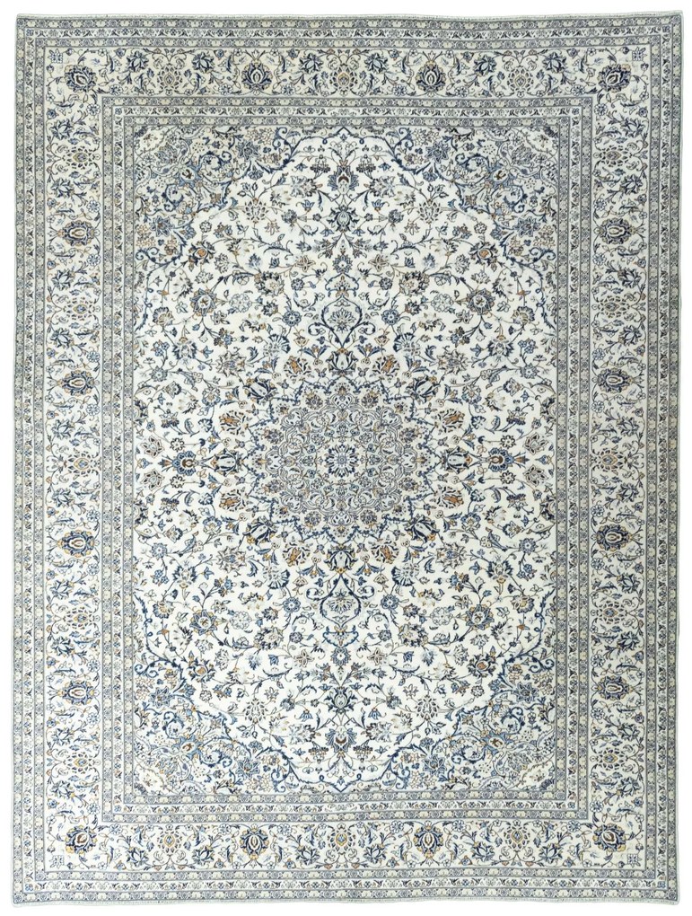Kashan Tappeto persiano 400 x 300 Beige (Iran) Annodato A Mano