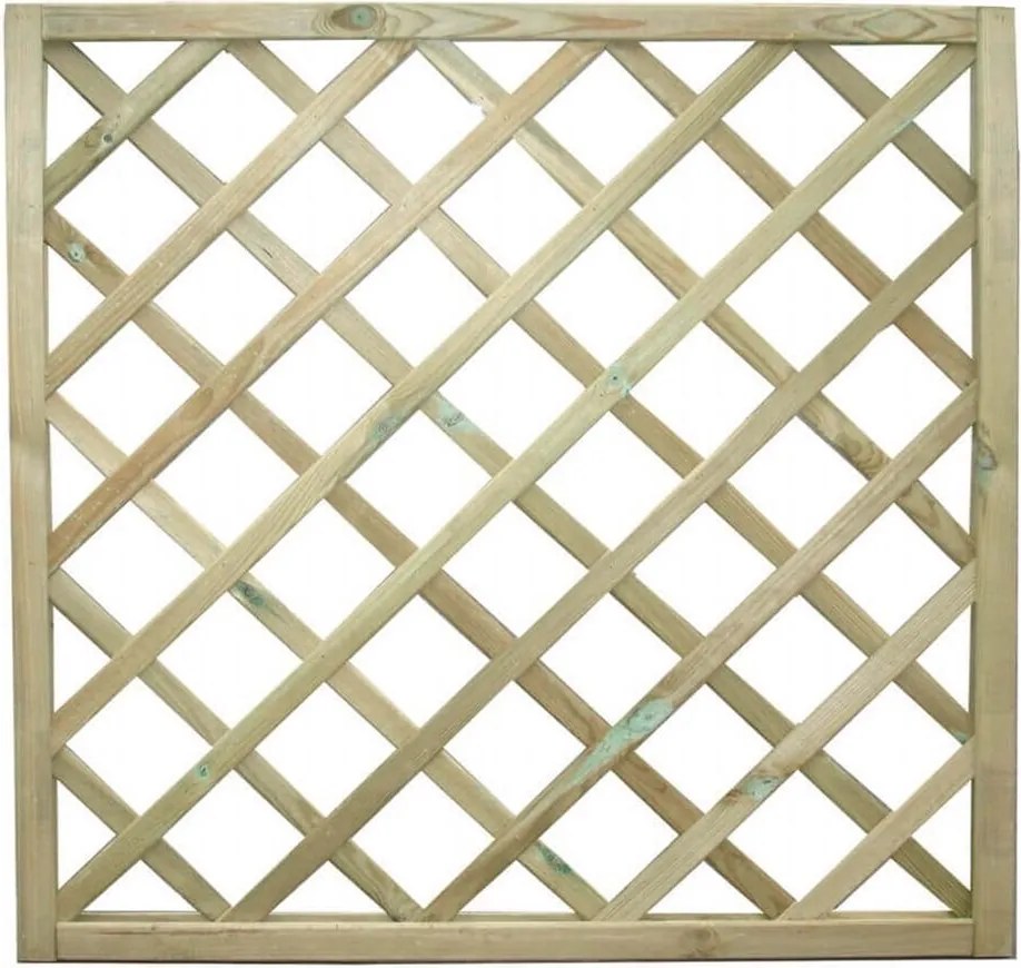 griglia da giardino in legno di pino impregnato in autoclave 90 x 90 cm