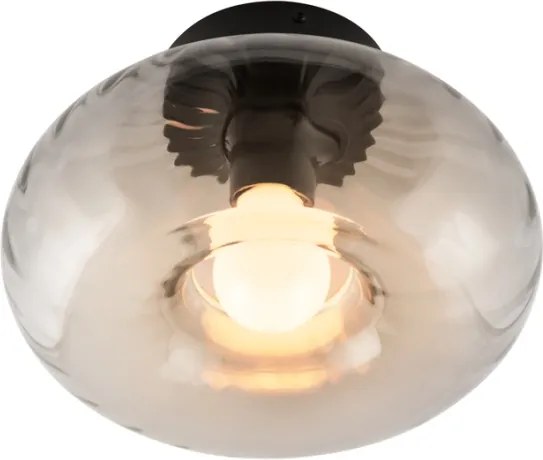 Osram - Plafoniera DECOR SMOKE 1xE27/12W/230V Ø 28 cm nero/grigio fumé