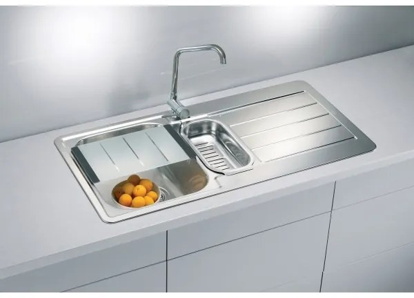 ALVEUS 1082440 - Lavello della cucina LINE 98x50 cm opaco acciaio/raso