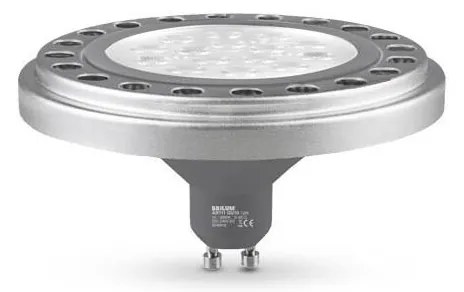 Lampadina LED AR111 GU10/12W/230V 3000K argento 30°
