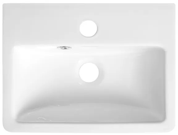 Bruckner - Lavabo NOAM 37,5x28 cm ceramica/bianco