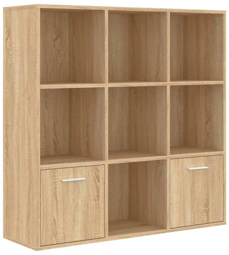 Libreria effetto rovere sonoma 98x30x98 cm in truciolato