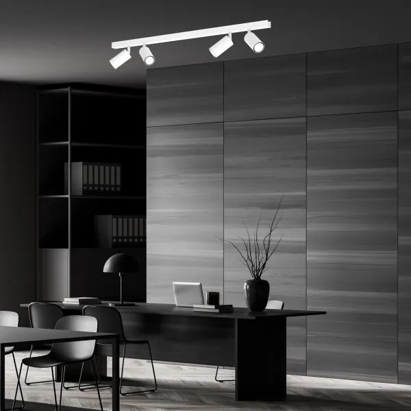 Luce Spot HUDSON 4xGU10/8W/230V bianco