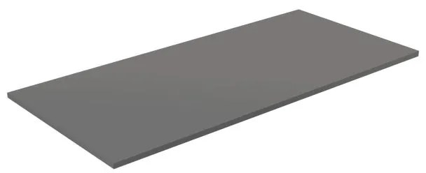 Top per lavabo Compatech VISOBATH L 101 x H 1.2 x P 46 cm cenere mdf, opaco