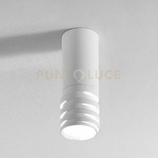 Emily p - faretto bianco 1 luce attacco gu10 metallo e acrilico lam...