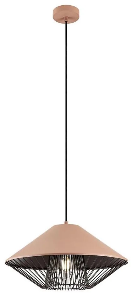 Redo 01-3005 - Lampadario a sospensione su cavo GRILL 1xE27/42W/230V Ø 39,6 cm nero/marrone