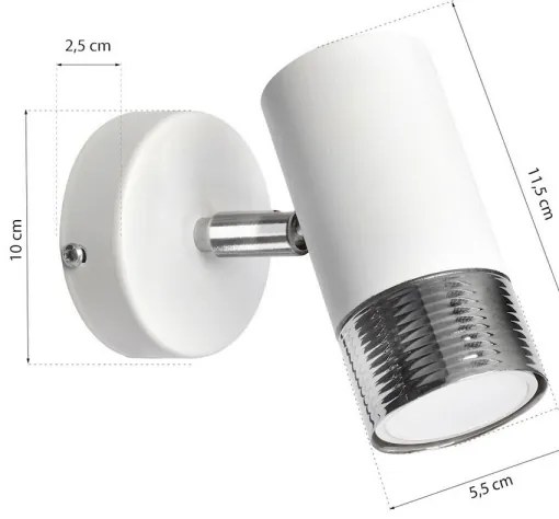 Luce Spot da parete a LED DANI 1xGU10/8W/230V