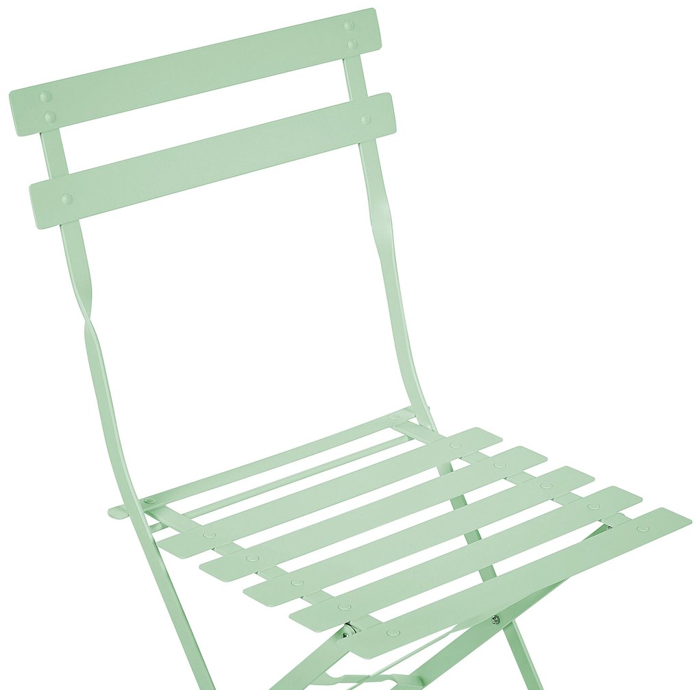Set da balcone acciaio menta FIORI Beliani