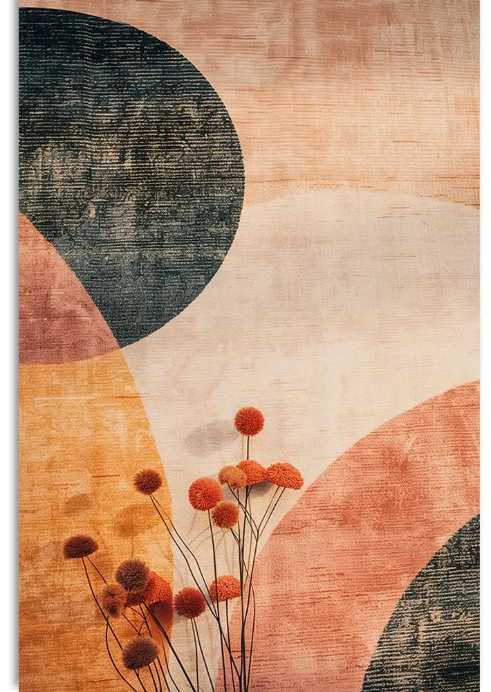 Quadro su tela – Motivi con fiore Peach Fuzz