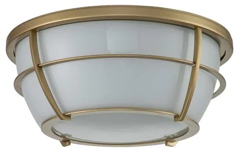 Quoizel QZ-CHANCE-F-PNBR- Plafoniera da bagno CHANCE 2xE27/60W/230V IP44